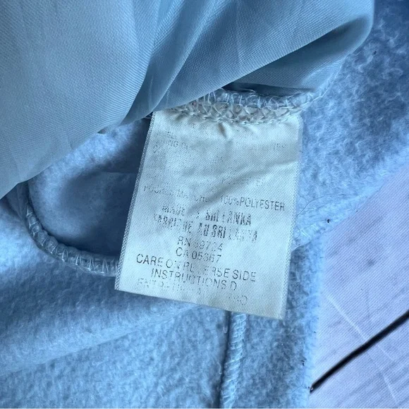 Columbia women’s Full Zip Fleece Jacket in Light Blue - SZ: Medium - Picture 7 of 8